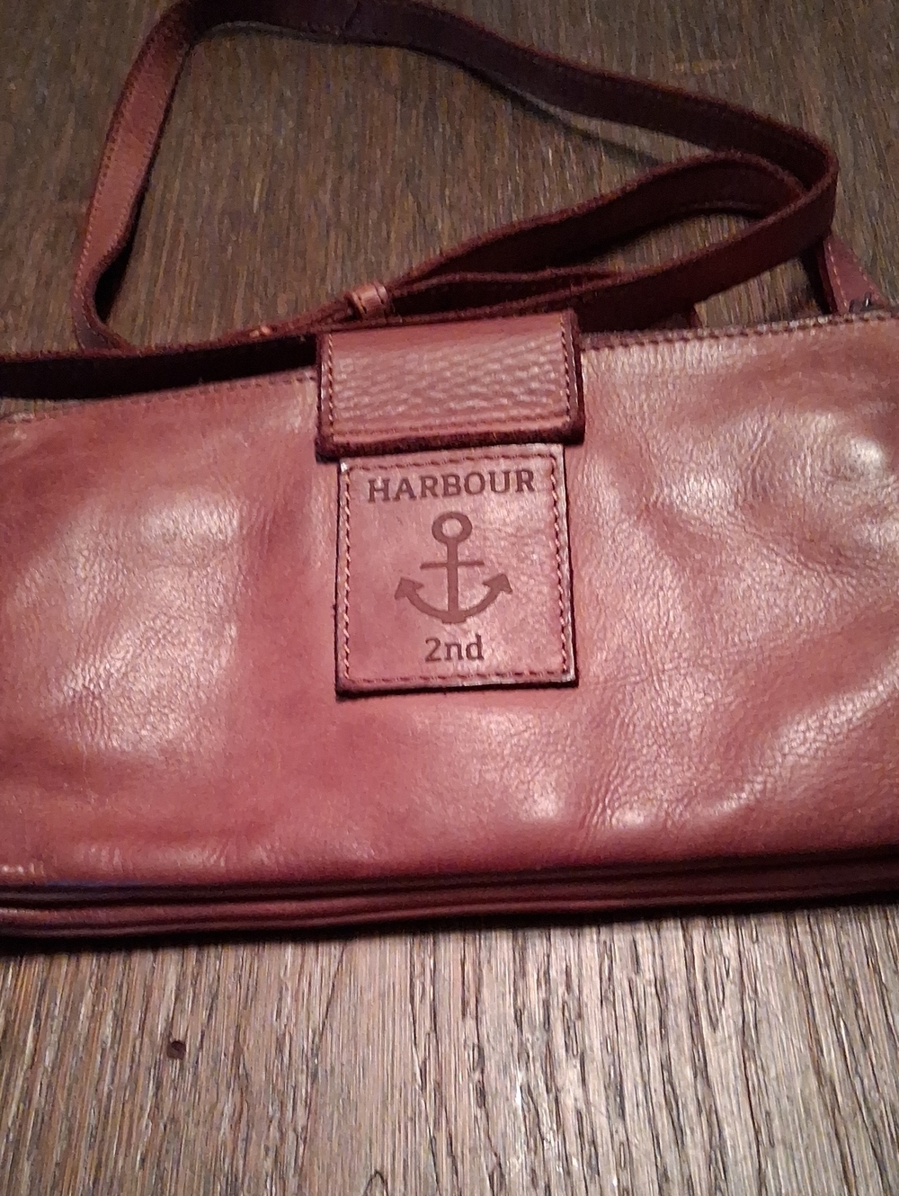Harbour 2nd Leather Crossbody Bag in Cognac